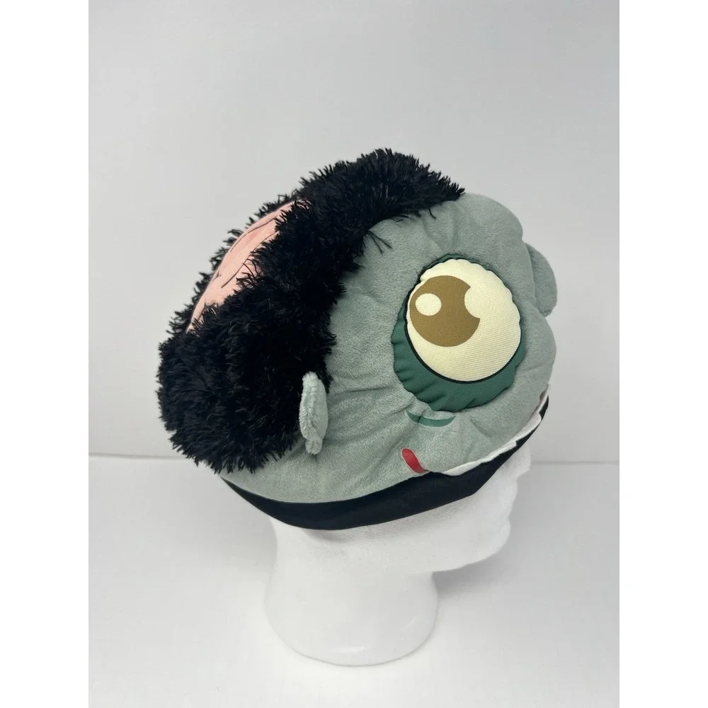 Think Geek Plush Zombie Hat Brain Eating Cap Halloween Costume Prop Soft Novelty